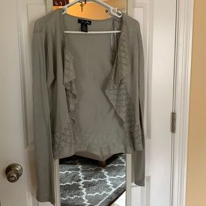 Gray Cardigan